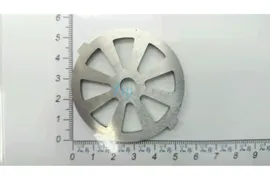 Z037.221 Решетка №4 мантушница для мясорубки Leben 475-056, Leben AL4091 (Д-53,5мм+ ушки)